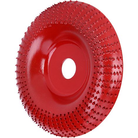 Disque abrasif arc rouge 105mm pour meuleuse d'angle, ponçage et façonnage du bois, outil rotatif professionnel (1/5)