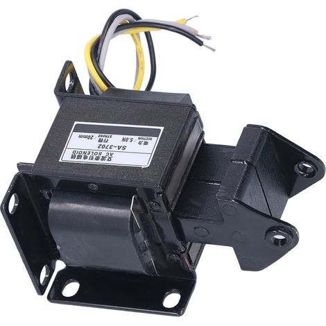 Électroaimant solénoïde BERM AC Traction Push Pull Aimant électrique AC220V SA‑3702