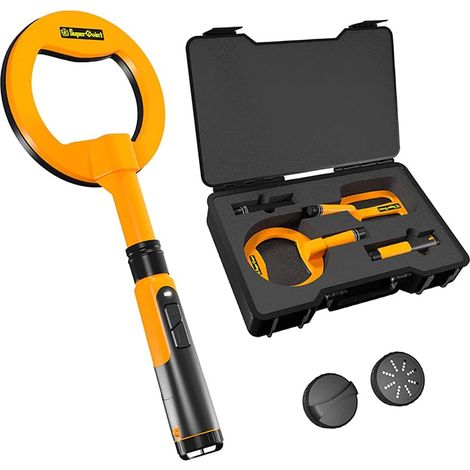 Détecteur de métaux pour adultes et enfants Détecteur de métal de poche Sous-marine imperméable détecteur de métal imperméable au trésor chasseur de trésor LED Alarme éclairage 3 en 1 sonde ronde carr (1/5)