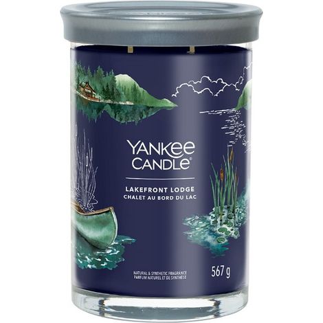 YANKEE CANDLE CANDELA TUMBLER GRANDE LAKEFRONT LODGE (1/4)