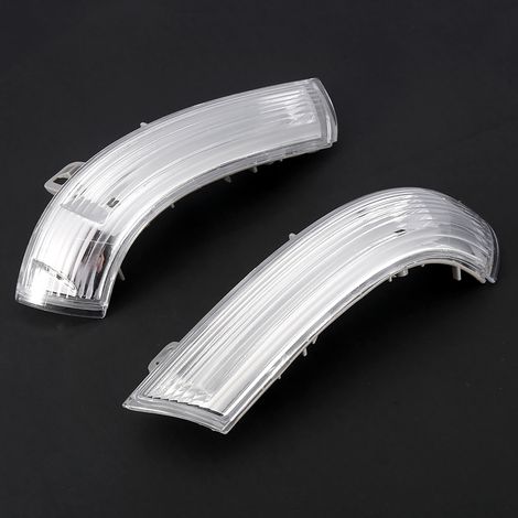 Paire de Verres de Clignotants Rétroviseur Extérieur LED Ampoule Incluse Droit Gauche pour 1K0949101 (1/5)