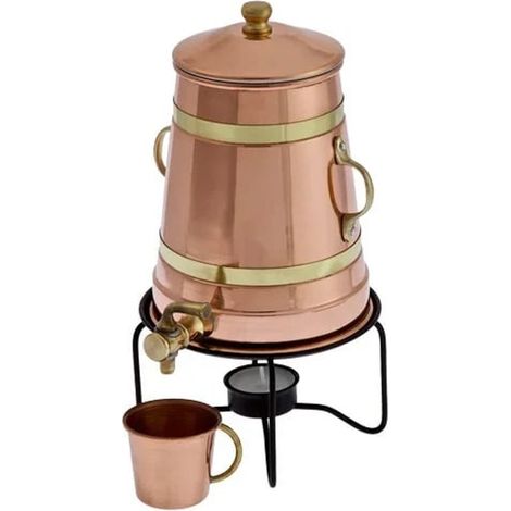 Bouilloire, Théière en cuivre, Cafetière En Cuivre 1,5L