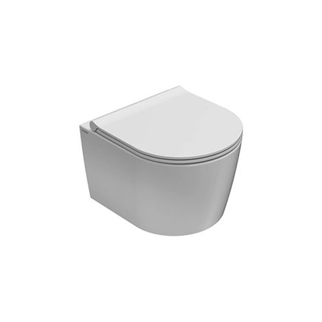 WC Globo Forty3 43cm Sospeso Senza Brida Profondità Ridotta 43x36 (1/9)