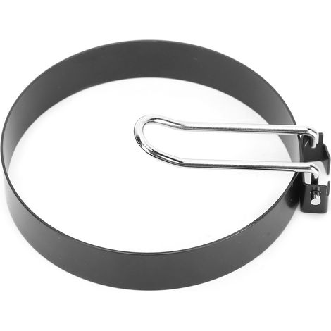Lot de 2 moules à œufs ronds antiadhésifs en acier inoxydable pour poêle à frire - Accessoire d'ustensiles de cuisine (1/5)
