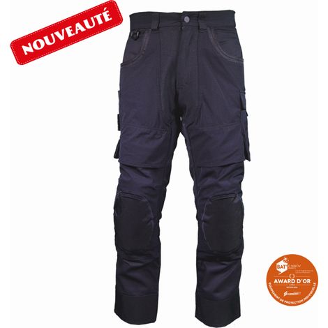 Pantalones - ILKOTT - Negro Endurance YP95 con rodilleras EJ.87 T.40 YP95L-5959-EJ 87cm-40