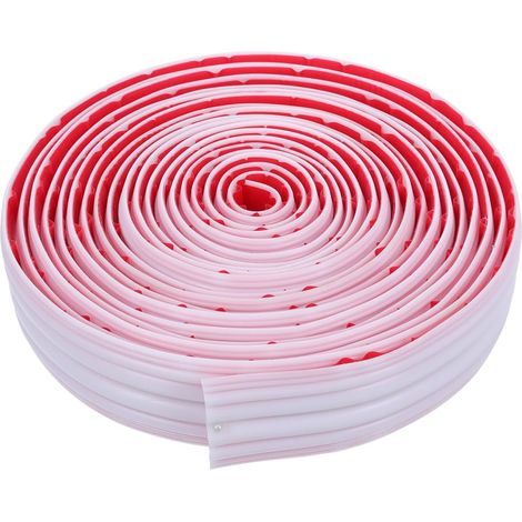 Bande de Protection d'angle et Découpe Facile en TPE Auto-adhésive Blanche, Surface Amortissante Toutes Les Pièces Coins de Murs et Meubles (1/3)