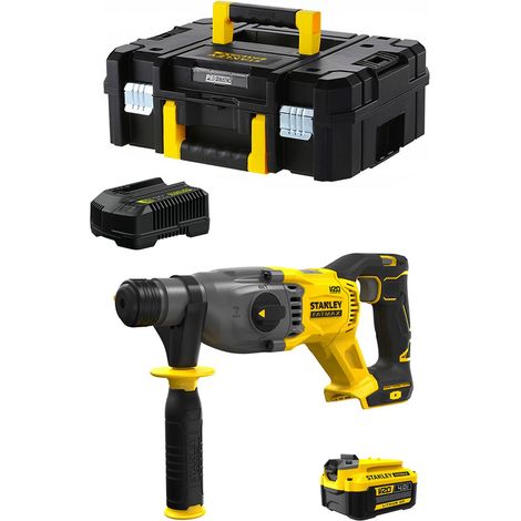 Kombihammer STANLEY FatMax SFMCH900M1T (1 x 4,0 Ah + Ladegerät + TSTAK II) (1/5)