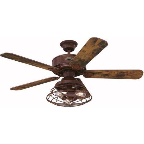 [NEUWERTIG] B-Ware Westinghouse Deckenventilator Barnett Holz Ventilator mit Fernbedienung 122 cm (1/2)