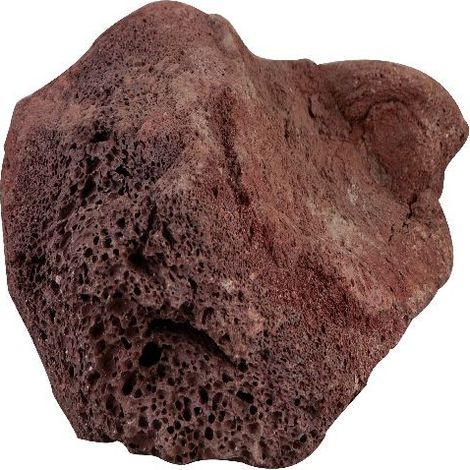 Sera Rock Red Lava - Roca Volcánica Color Rojo Oscuro - 1 Ud