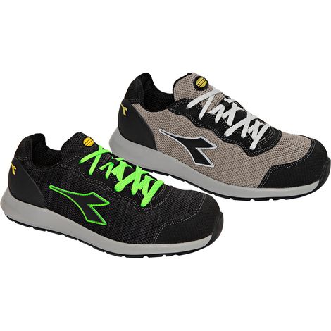 Diadora Strike MDS Weave S3 HRO SRC, Chaussure de Course Homme, Noir/Vert, 39.5 UK (1/5)