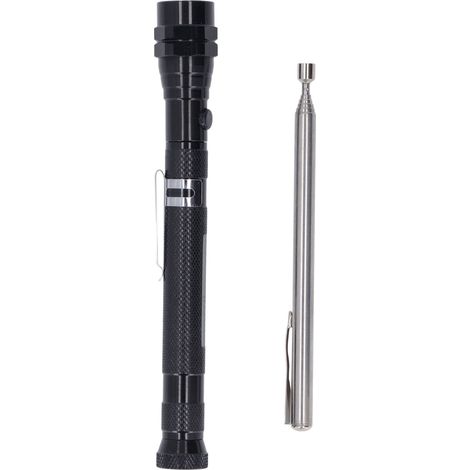 Einziehbarer magnetischer LED-Aufheber, rutschfeste Oberfläche, teleskopierbarer Magnet für Taschenlampe (1/5)