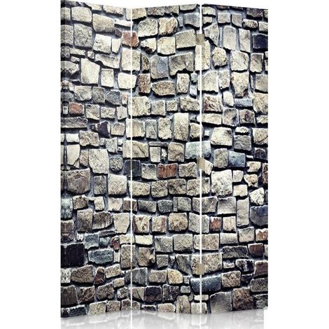 Paravento bilaterale 360, Muro di pietra - 110x170 (1/5)