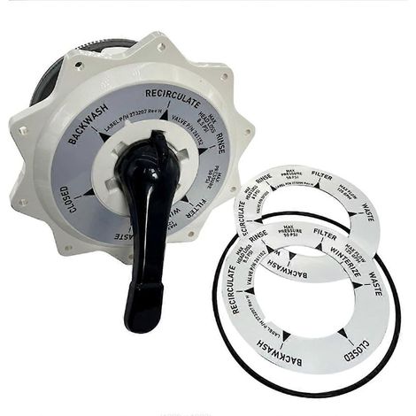 Ensemble de vanne supérieure 270067 de 2 pouces pour Pentair Hiflow à montage supérieur (1/5)