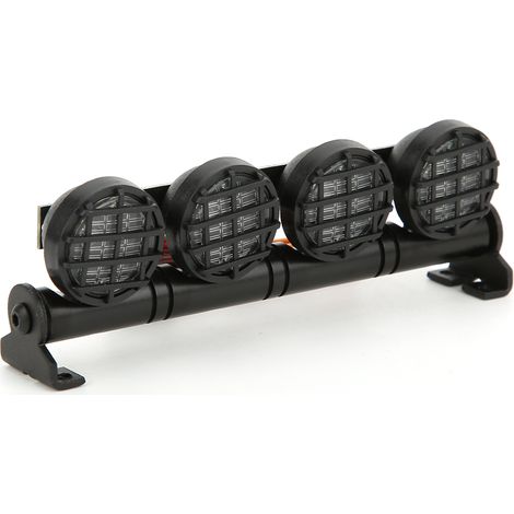 Accessoire de mise à niveau pour phare de toit RC 5V avec vis, compatible avec les voitures RC RGT 1/10 136100. Grand diamètre : 22 mm / 0,9 pouce. (1/5)