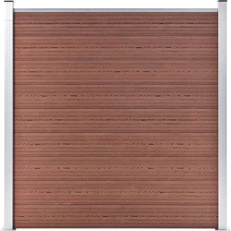 Maison Exclusive - Gartenzaun WPC 1737x186 cm Braun