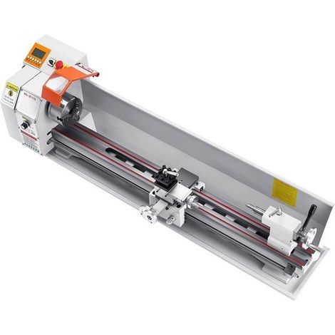 Tour à métaux d'établi à filetage électrique - 220 x 1000 mm - 2500 tr/min - 1250 W - Moteur sans balais (1/5)