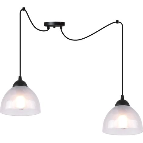 LAMPADA A SOSPENSIONE VENICE SPIDER 2 LAMPADE PIANE MILK E27 (1/5)