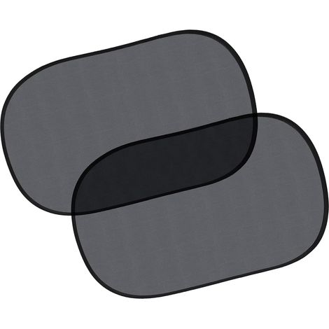 Pare Soleil Voiture Bébé [Lot de 2], Protection Solaire Voiture Enfant 50x30 cm avec Ventouses, Pare-Soleil Latéral pour Vitre de Voiture, Bloque les Rayons UV et la Chaleur, Noir (1/5)