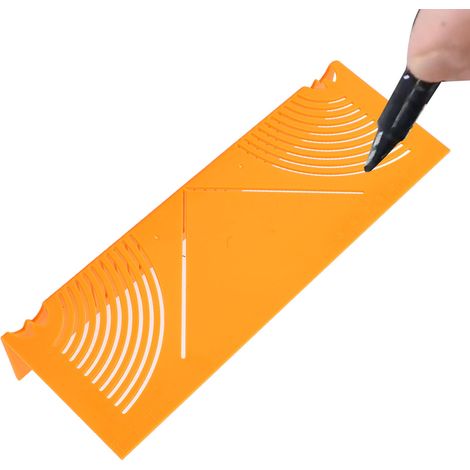 Règle pliante pour tubes carrés, règle de traçage d'angles, outil de traçage multifonctionnel pour tubes carrés et angles droits (1/5)