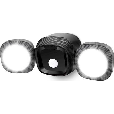 Lampe Detecteur de Mouvement Exterieur Lampe a Pile Detecteur Mouvement Sans fil Exterieur Lumiere Exterieur Detecteur de Mouvement Éclairage Mural D'extérieur pour Garage Terrasse Jardin [Classe éner (1/5)