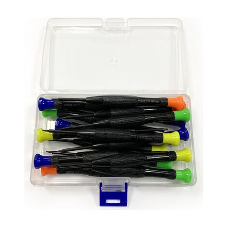 royaluxe-Lot de 18 mini tournevis Torx magnétiques à tête plate Phillips avec T2 T3 T4 T5 T6 T7 T8 T9 T10 pour Xbox, ordinateur, téléphone, montre, bijoutier
