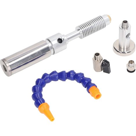 Pistolet à air froid vortex 5 pièces, refroidisseur en alliage d'aluminium, dissipateur thermique, kit 6.9 bars, soufflette froide industrielle pour atelier. (1/5)