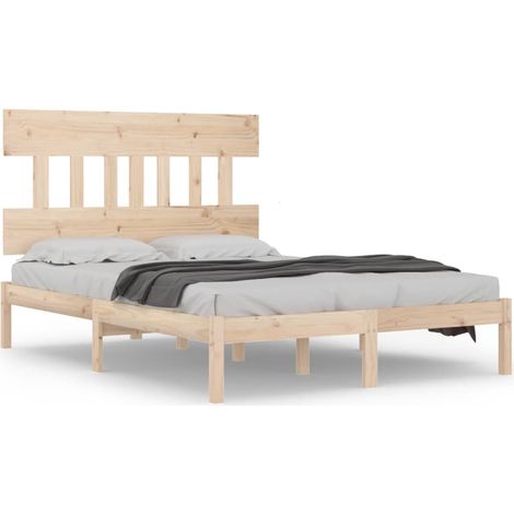 Maison Exclusive - Massivholzbett 150x200 cm