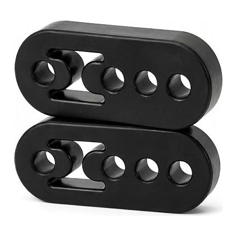 4-Hole Car Exhaust Holder Hanger Silent Block Rubber