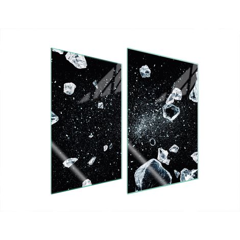 GLASSCHUTZPLATTE FÜR KÜCHE 2x35x52 ICE (1/5)