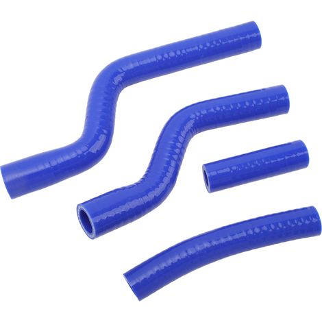 Durite de radiateur en silicone haute température, étanchéité optimale, résistante à l'usure, pour YZF250 2007 à 2009 (bleue) (1/5)