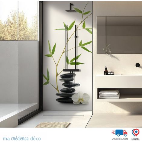 Panneau de douche : Composition zen - Alu composite - 90 - 245 (1/3)