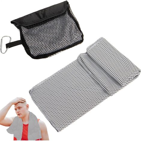 Serviettes rafraîchissantes pour le sport Serviette de fitness portable - Gant de toilette à séchage rapide pour le fitness, la natation et les accessoires de sports de plein air