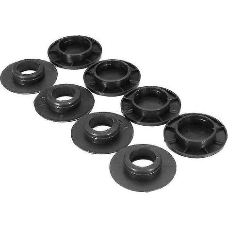 4 clips de fixation pour tapis de sol de voiture, noirs - 6680520 (1/5)
