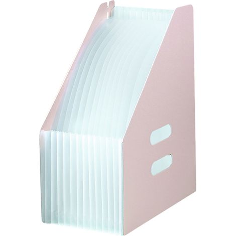 Classeur Vertical Organisateur - 13 Poches - Pour Documents A4 - Matière Plastique Renforcé - Autoportant - 1 Pièce (1/5)