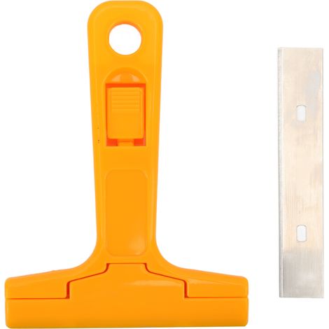 Grattoir de nettoyage, grattoir de nettoyage électronique industriel, dissolvant de colle, 10 pièces par paquet, orange. (1/5)