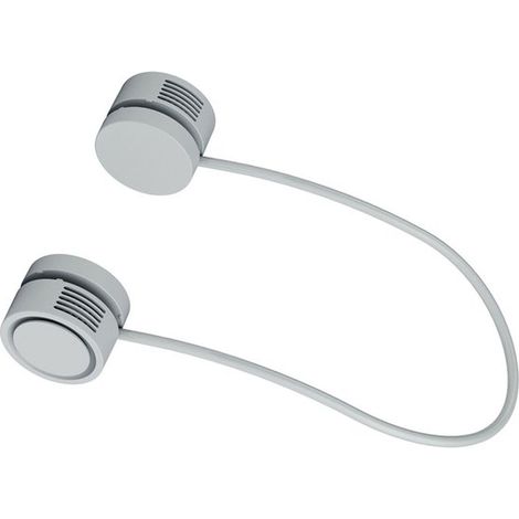 Aladdien，Ventilador de cuello manos libres，Ventilador portátil，Verde claro，Ideal para la oficina y el hogar，3 velocidades (1/5)