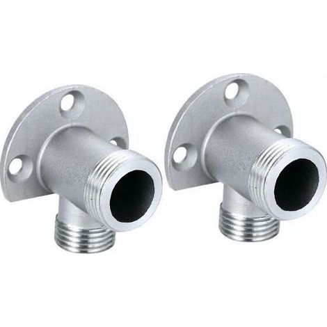 Kit d'installation pour connecter le tuyau pour robinet apparent. système de douche extérieur. mitigeur thermostatique. conversion encastré en surface (1/5)