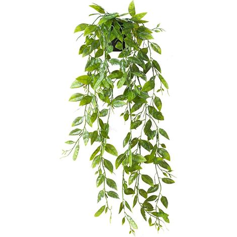 Plante Artificielle Tombante Vert,Suspendues Guirlande Vigne,Vigne Plantes Tombante Décoration,pour fête de Mariage,Jardin ou Décoration Murale (1/5)