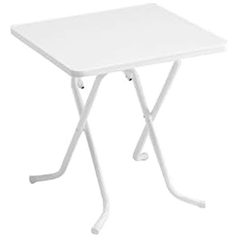 EREDU mesa plegable 70x70 cm blanca , Mesa plegable 70x70 cm blanca. -Marca: Eredu. -Esta mesa de centro es ideal tanto para el hogar como para el exterior. -Versátil y multifuncio