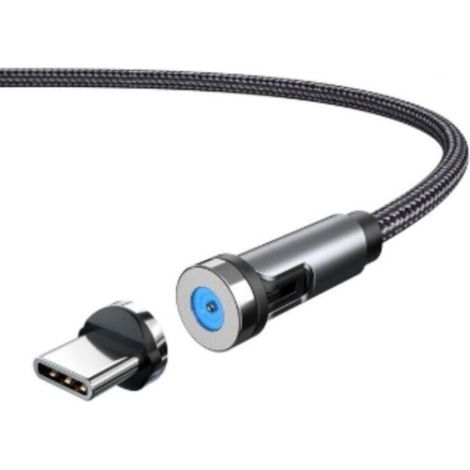 Câble Magnétique 1m Chargeur Aimanté 3 en 1 Charge rapide cable en Nylon Tressé ultra solide (1/3)