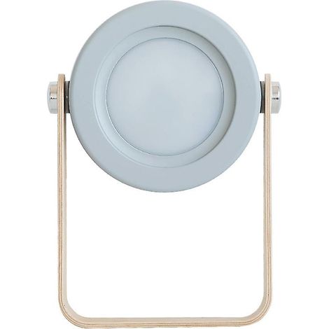 Lampe frontale tactile LED vintage, lampe de bureau, lampe pliable verte et grise, 19,4 x 14,2 x 3,7 cm (1/5)
