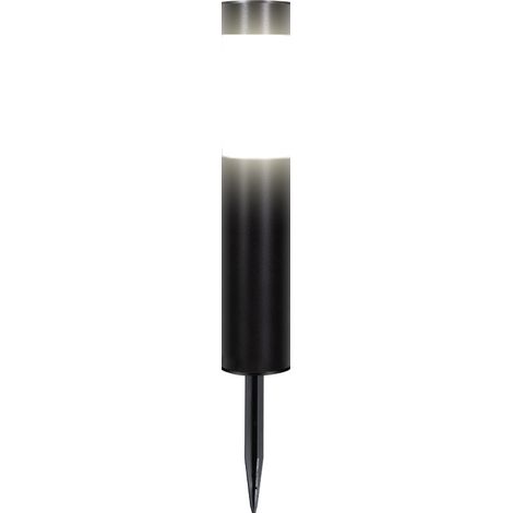Lampadaire, lampe de jardin, lampe solaire d'extérieur pour jardin, lampe paysagère, lampadaire d'extérieur, lampe solaire lumineuse pour pelouse (lumière noire et blanche pour gazon) (1/5)
