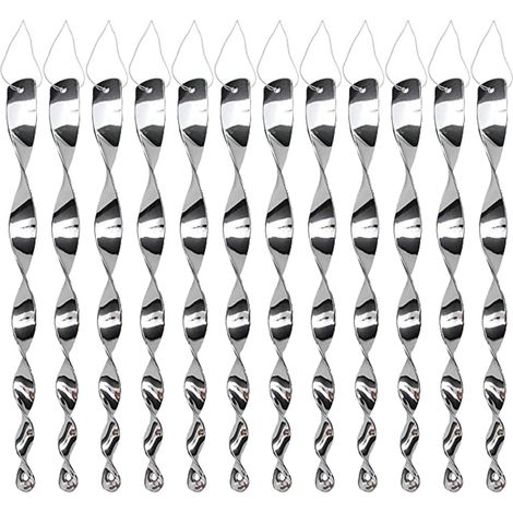 Reflektierender Vogelabwehrer, reflektierendes Spiral-Windspiel, reflektierender Taubenabwehrer, Vogelabwehr-Dekoration, perfekt für Haus und Garten. (1/5)