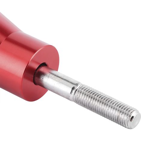 Motorradmodifikation: Sturzschutzpolster aus Gummi für Auspuffrohr, Antikollisionsschutzblock für Auspuffrohr, universell rot 10 mm. (1/5)