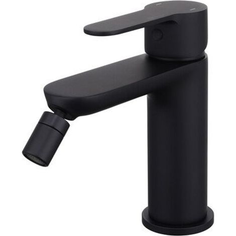 GO by Van Marcke robinet bidet - 15.2cm - apparent - mitigeur - pivotant - laiton noir mat