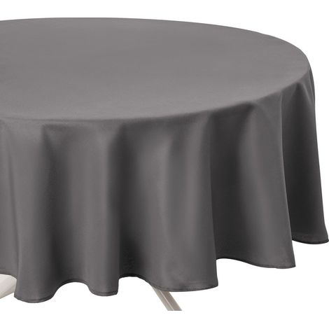Fleckabweisende, runde Tischdecke in , praktische Tischdeko (1/5)