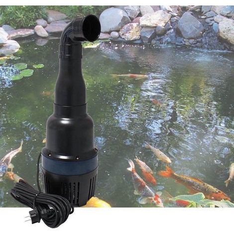 Le Poisson Qui Jardine – Pompe pour bassin haut débit 30000 l/h – Puissance 200W – Hauteur de refoulement 4m – Raccord 110mm – Pour bassins jusqu'à 60000 litres (1/5)