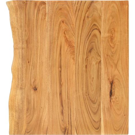 Dessus de meuble-lavabo de salle de bain Acacia 80x52x3,8 cm