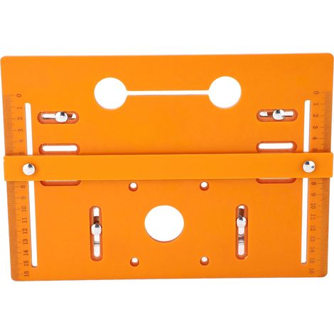 Plaque de base multifonctionnelle pour machine de découpe 28x20cm, établi de menuisier, plaque de retournement pour défonceuse (1/5)