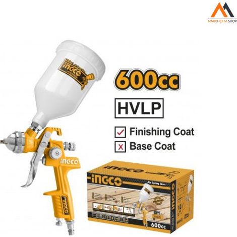 AEROGRAFO HPLV SERBATOIO SUPERIORE 1,4MM 600CC